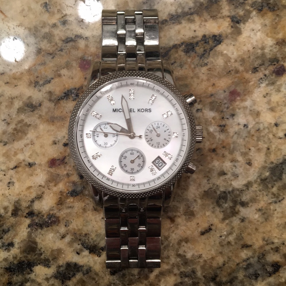 Silver Michael Kors watch